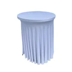 Suknjica za barski sto bela